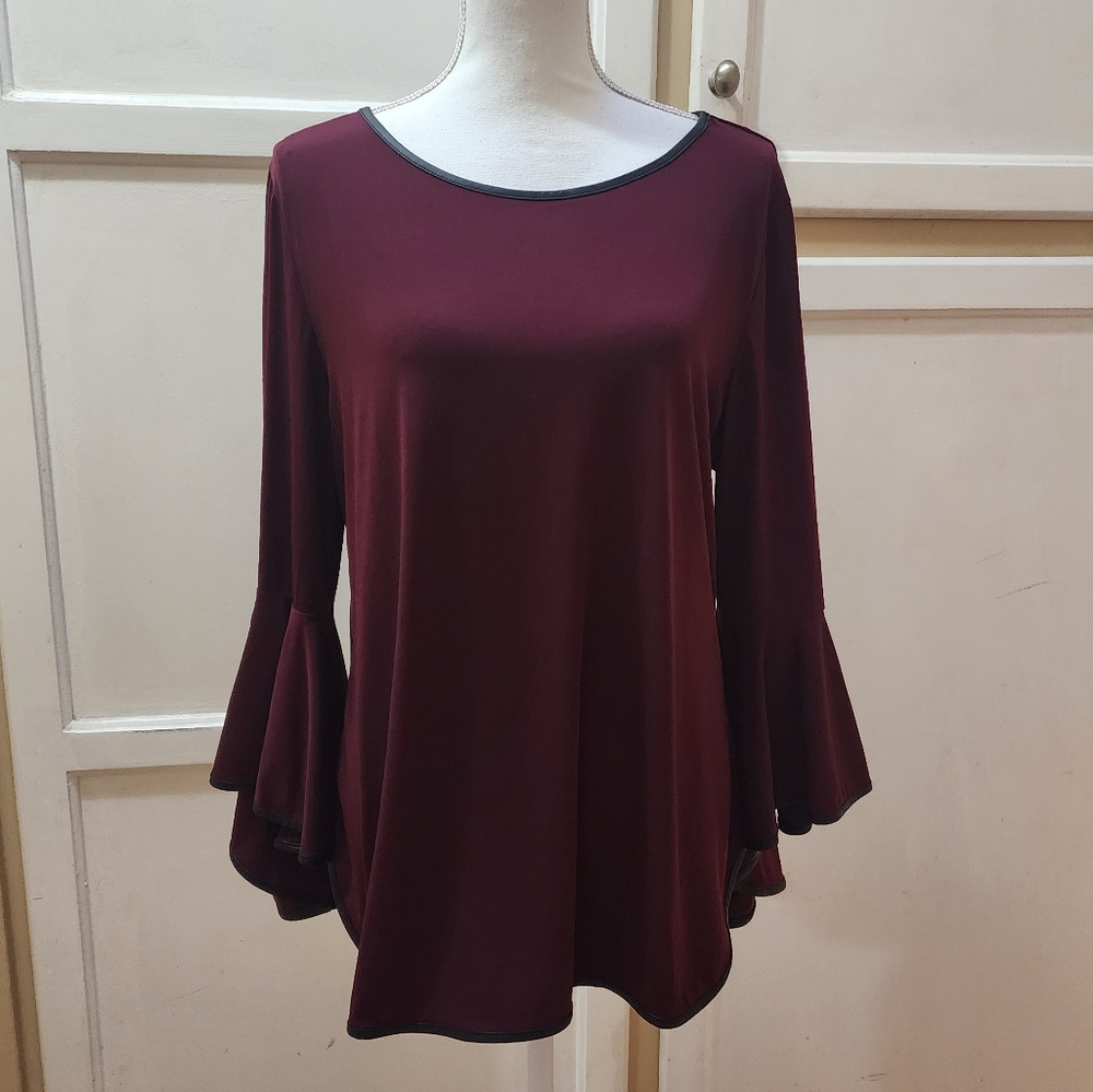 MSK Women's Butterfly 3/4 Sleeve Tunic - Picture 1 of 8